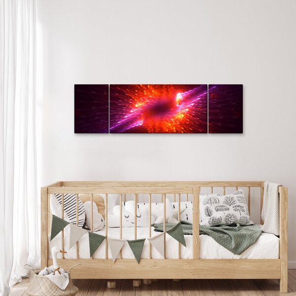 Obraz moderní trnité abstrakce (170x50 cm)