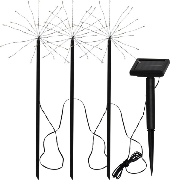 Zahradní osvětlení na solární napájení Firework – set 3 ks