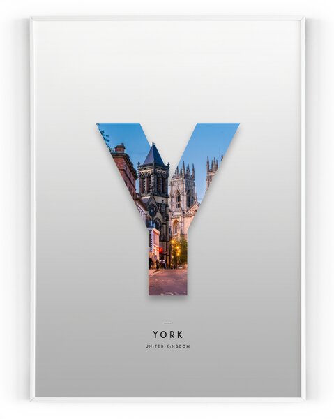 Plakát / Obraz York A4 - 21 x 29,7 cm Pololesklý saténový papír