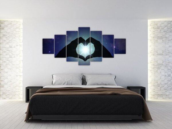 Obraz - Symbolická láska (210x100 cm)