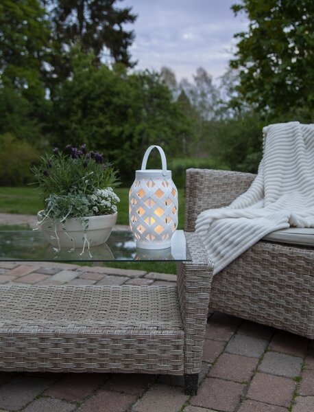 LED lucerna Flame White 23 cm