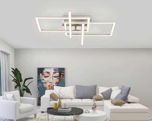 STROPNÍ LED SVÍTIDLO, 50/43/7,6 cm Novel - Stropní svítidla