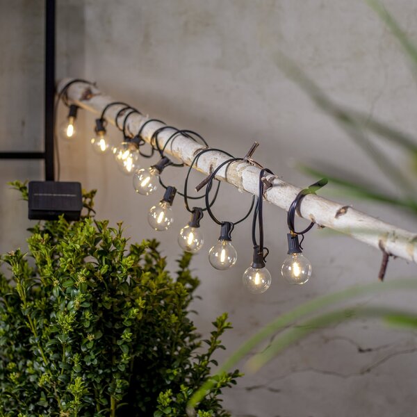 Světelný řetěz na solární napájení Globe Mini – 10 LED žárovek