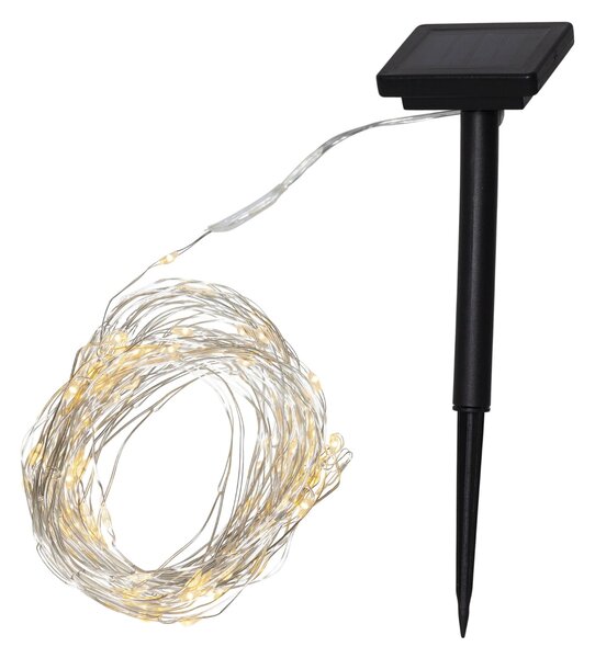Světelný řetěz na solární napájení Dew Drop 200 LED
