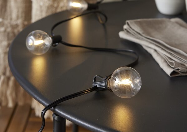 Světelný řetěz na solární napájení Globe Mini – 10 LED žárovek