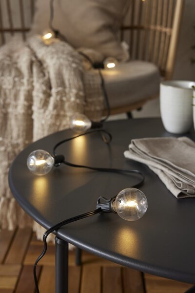 Světelný řetěz na solární napájení Globe Mini – 10 LED žárovek