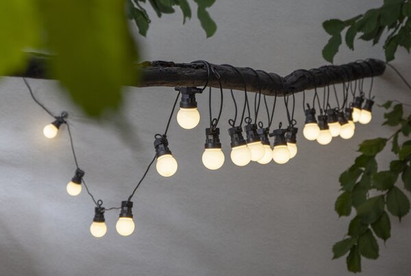 Venkovní světelný řetěz Circus Small Opal – 20 LED žárovek