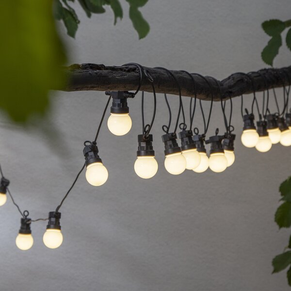 Venkovní světelný řetěz Circus Small Opal – 20 LED žárovek