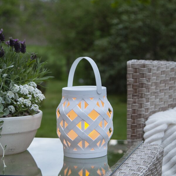 LED lucerna Flame White 16 cm