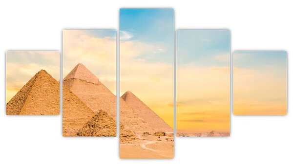 Obraz egyptských pyramid (125x70 cm)