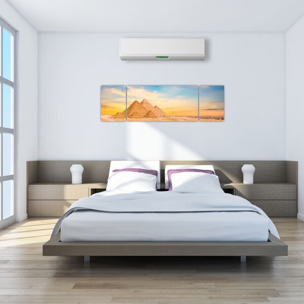 Obraz egyptských pyramid (170x50 cm)