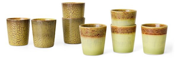 Kameninový hrnek 70's Van Gogh / Sunflowers – set 2 ks, 200 ml