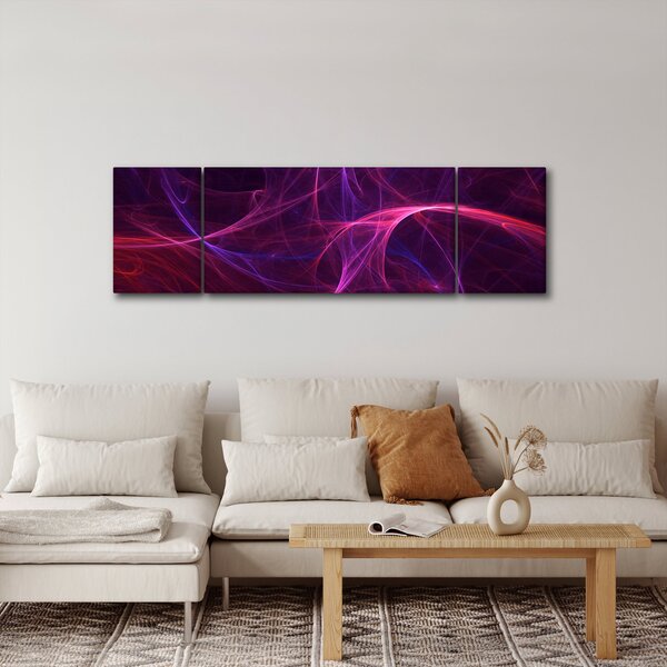 Abstraktní obraz křivek (170x50 cm)