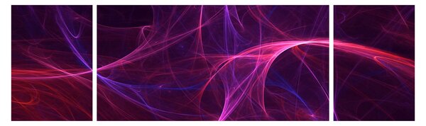 Abstraktní obraz křivek (170x50 cm)