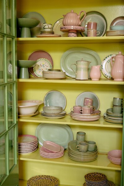 Kameninová mísa na podstavci 70's Ceramics Bubble