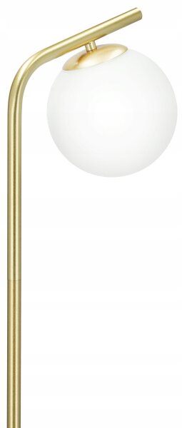 Stojací lampa 1xE27/40W/230V zlatá/bílá