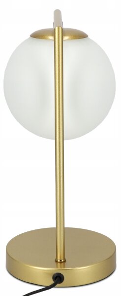 Stolní lampa 1xE27/40W/230V zlatá/bílá