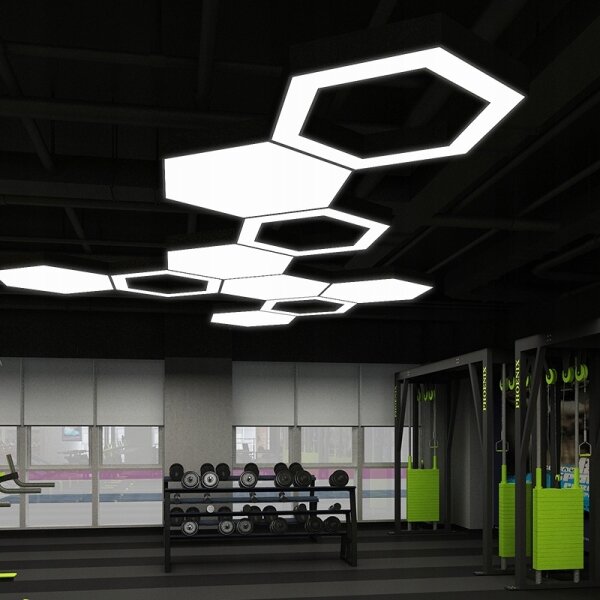 LED Lustr na lanku LED/20W/230V černá