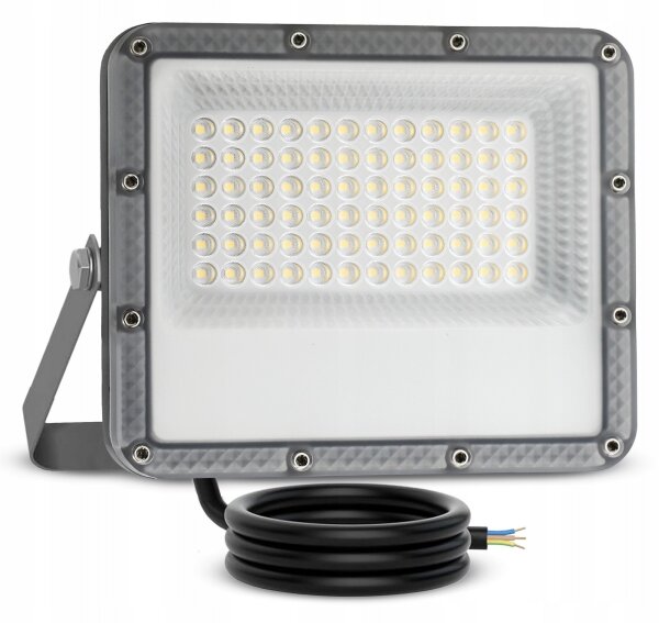 LED Venkovní reflektor LED/50W/230V 4500K IP65 šedá