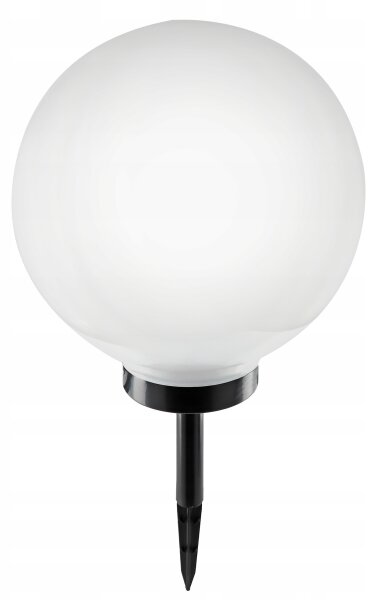 LED Solární lampa LED/1,2V 6500K 200 mAh pr. 30 cm IP44 bílá/černá