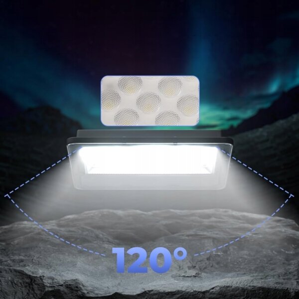 LED Venkovní reflektor LED/50W/230V 4500K IP65 šedá