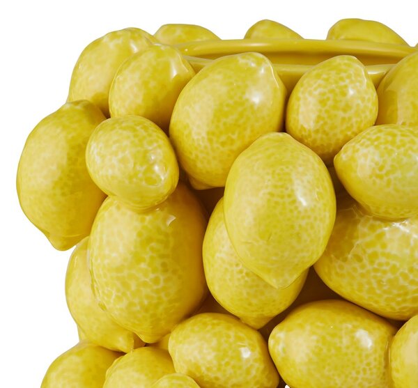 LEMON Váza 23 cm - žlutá
