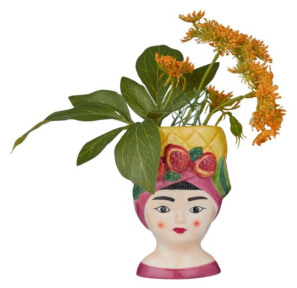LITTLE LIMA Mini váza ananas 14 cm