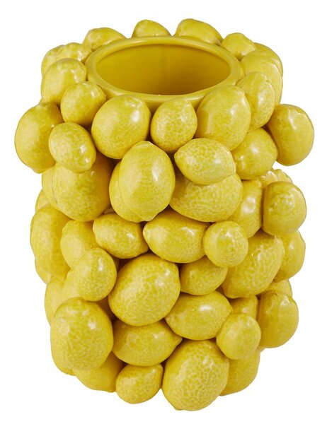 LEMON Váza 23 cm - žlutá