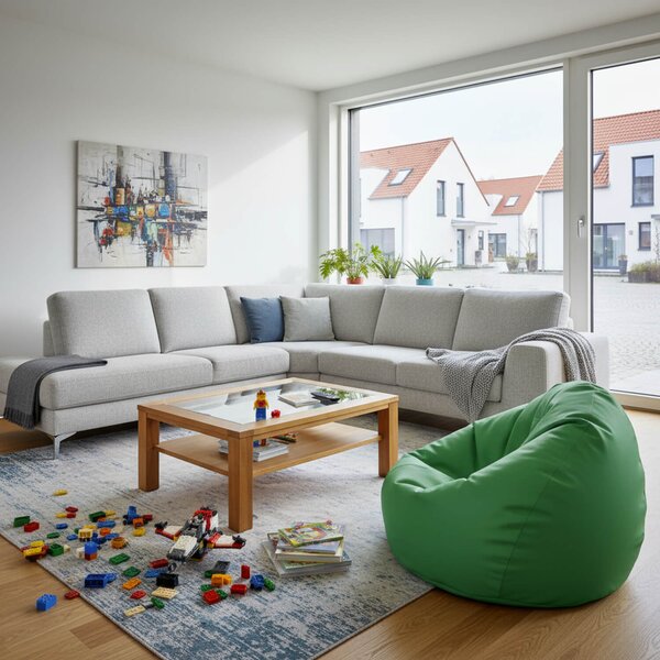 Sedací pytel Primabag Comfy zelená