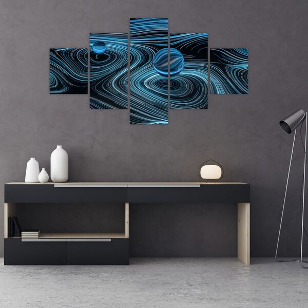 Abstraktní obraz (125x70 cm)