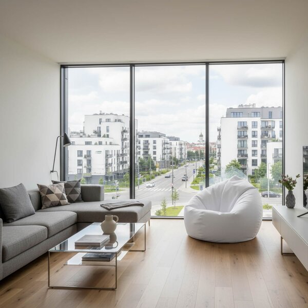 Sedací pytel Primabag Comfy bílá