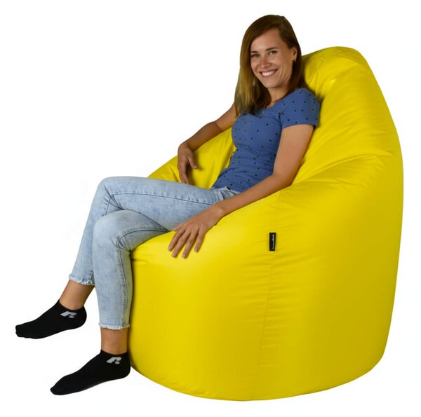 Sedací pytel Primabag Giga Sako Nylon žlutá