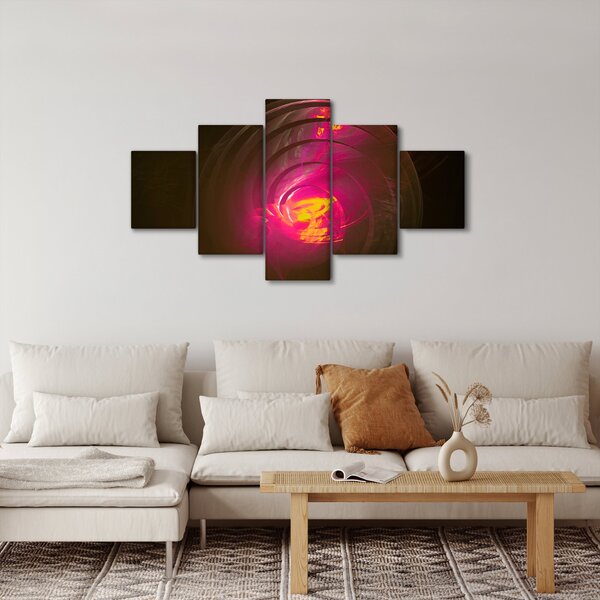 Obraz - abstrakce spirály (125x70 cm)