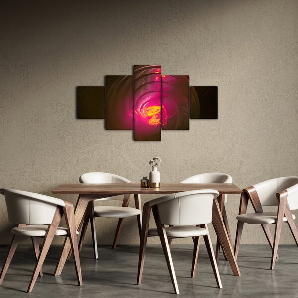 Obraz - abstrakce spirály (125x70 cm)