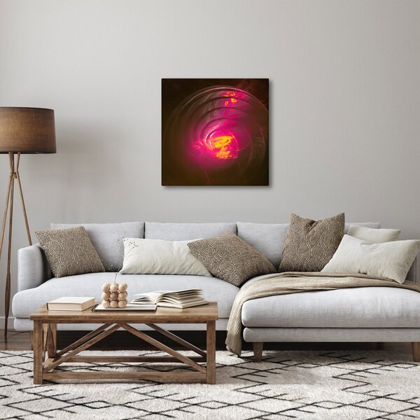 Obraz - abstrakce spirály (30x30 cm)
