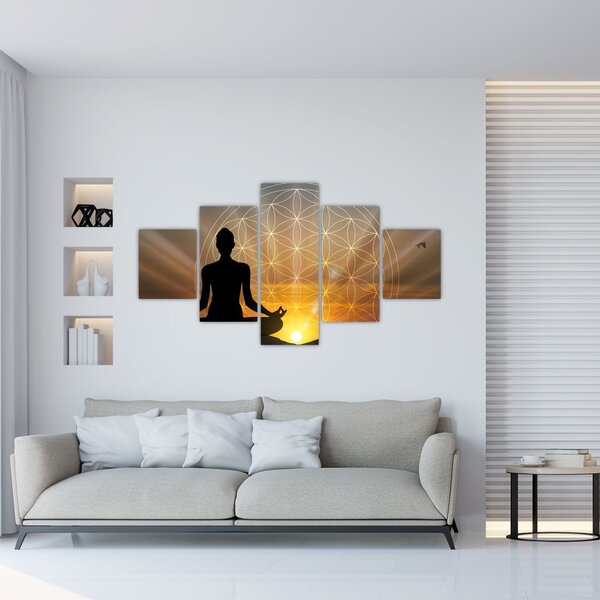 Obraz meditace (125x70 cm)