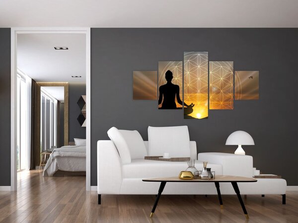 Obraz meditace (125x70 cm)