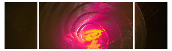 Obraz - abstrakce spirály (170x50 cm)