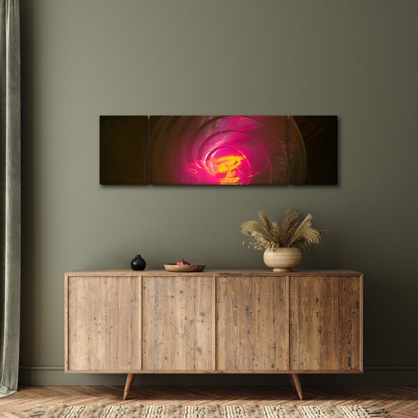 Obraz - abstrakce spirály (170x50 cm)