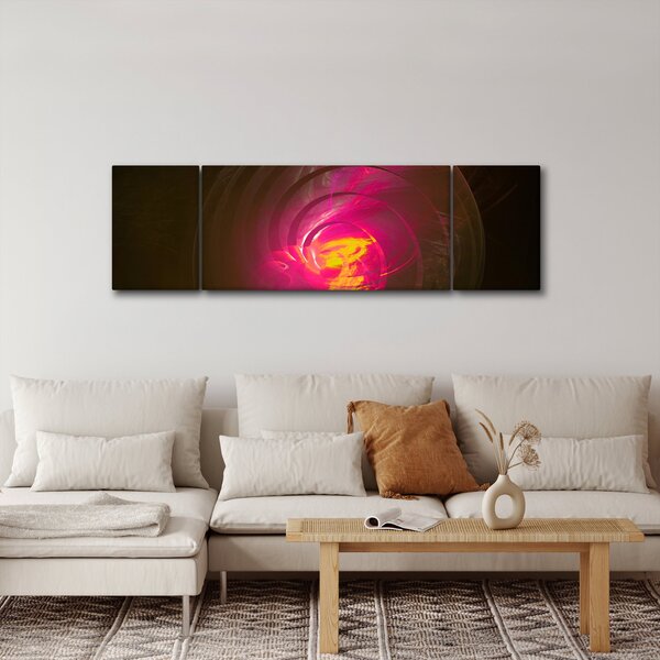 Obraz - abstrakce spirály (170x50 cm)