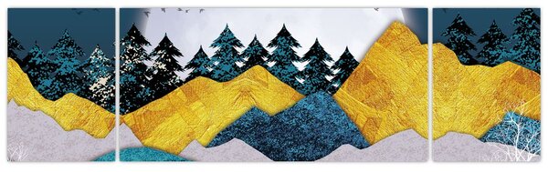 Obraz - Polární krajina (170x50 cm)