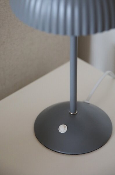 Markslöjd 109139 - Stolní lampa ZIN 2xG9/20W/230V šedá