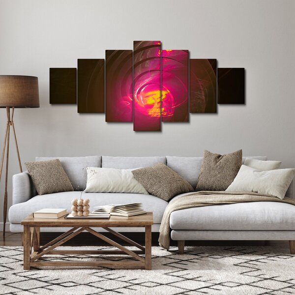 Obraz - abstrakce spirály (210x100 cm)