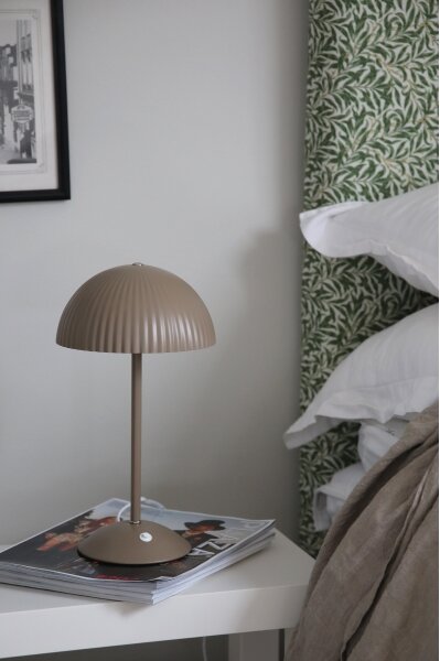 Markslöjd 109141 - Stolní lampa ZIN 2xG9/20W/230V béžová