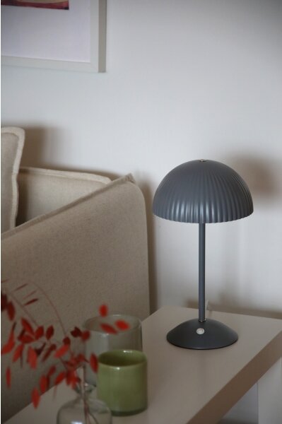 Markslöjd 109139 - Stolní lampa ZIN 2xG9/20W/230V šedá