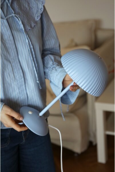 Markslöjd 109140 - Stolní lampa ZIN 2xG9/20W/230V modrá