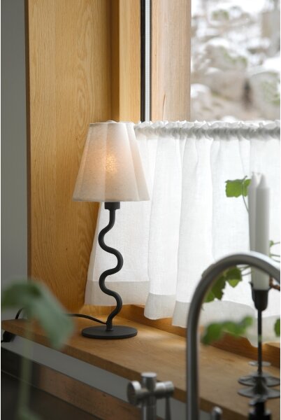 Markslöjd 109171 - Stolní lampa VEYA 1xE14/40W/230V len/černá