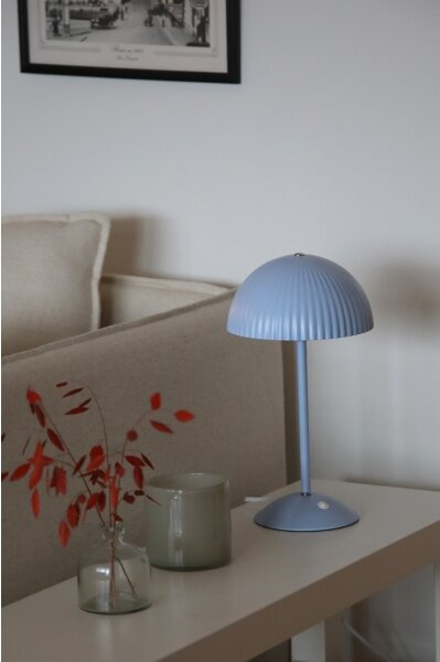 Markslöjd 109140 - Stolní lampa ZIN 2xG9/20W/230V modrá