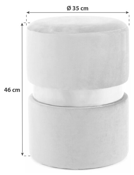TABURET, dřevo, kov, textil, kompozitní dřevo, 35/46/35 cm - Taburety, Online Only