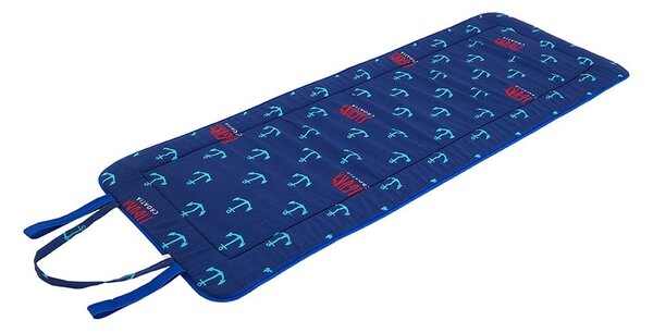 Modrý zahradní podsedák na lehátko 52x148 cm Anchors – B.E.S